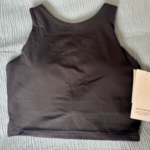 Athleta Conscious Crop in Powervita Black Size XS Cup D-DD+
